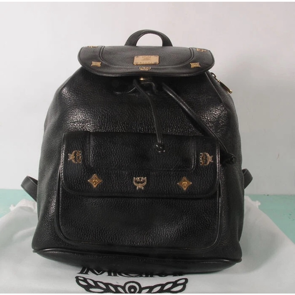 Women's MCM Backpack Medium Black